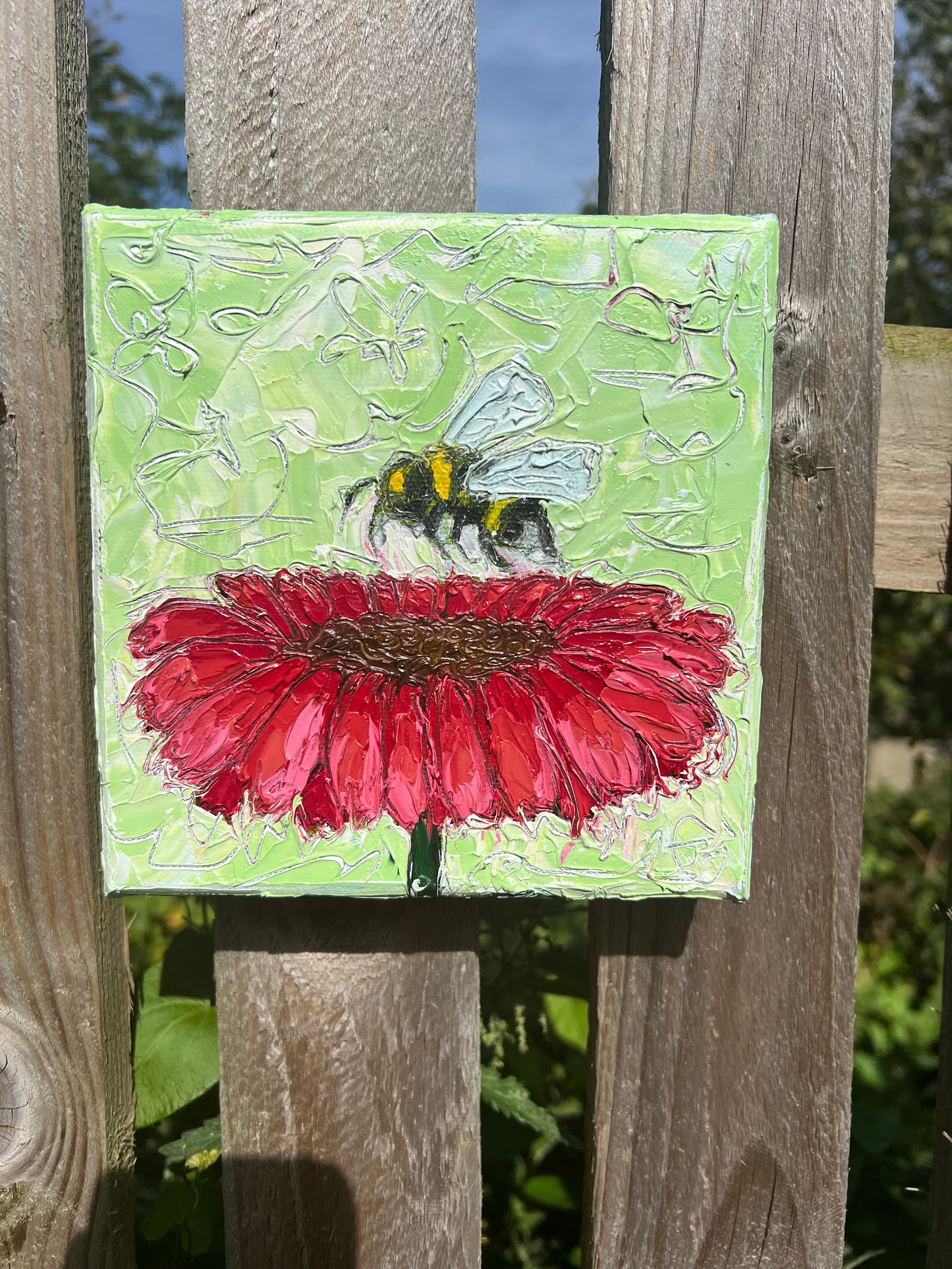 Busy Bee - 6"x6"