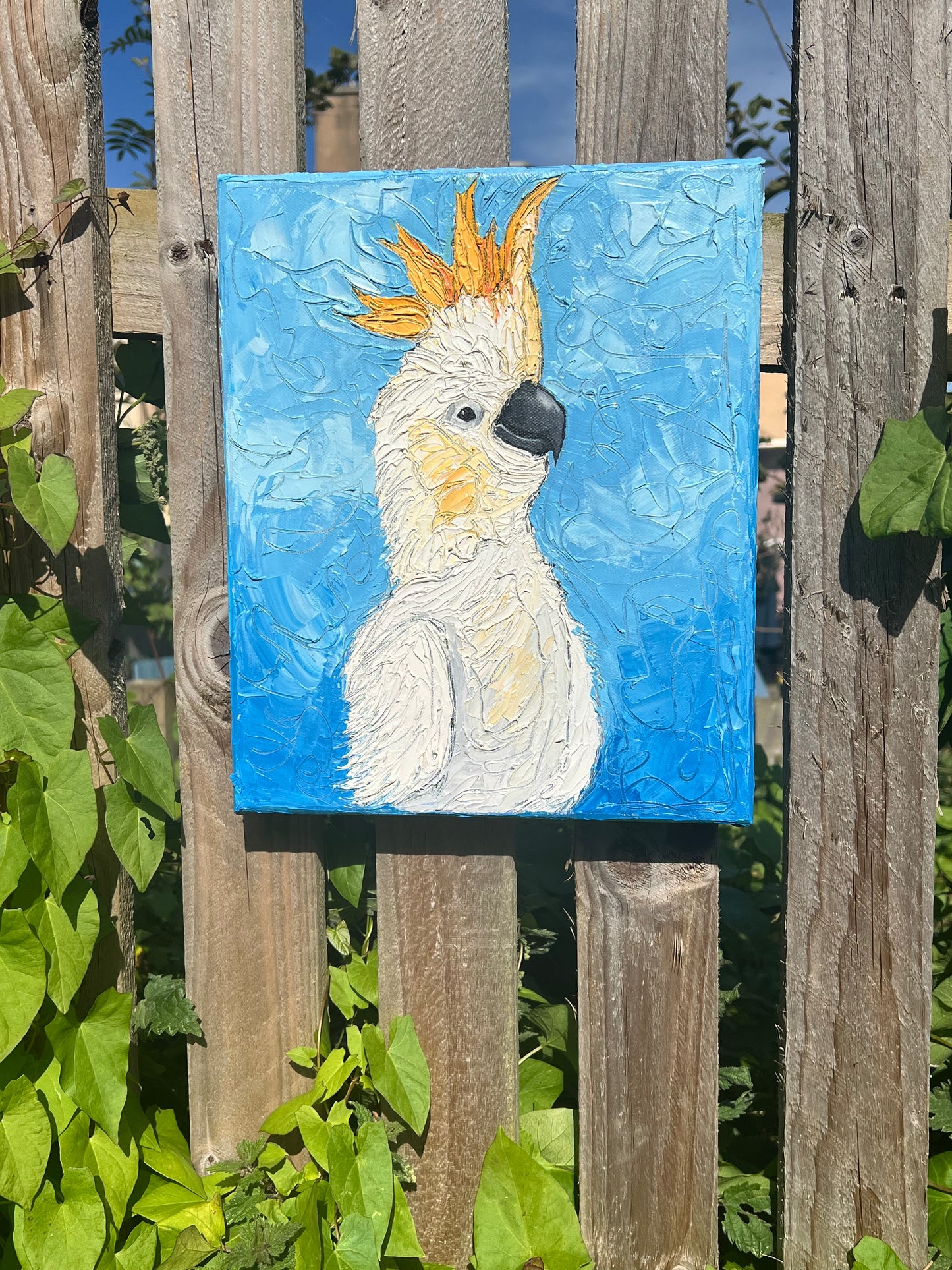 Crowned Cockatoo - 12"x10"