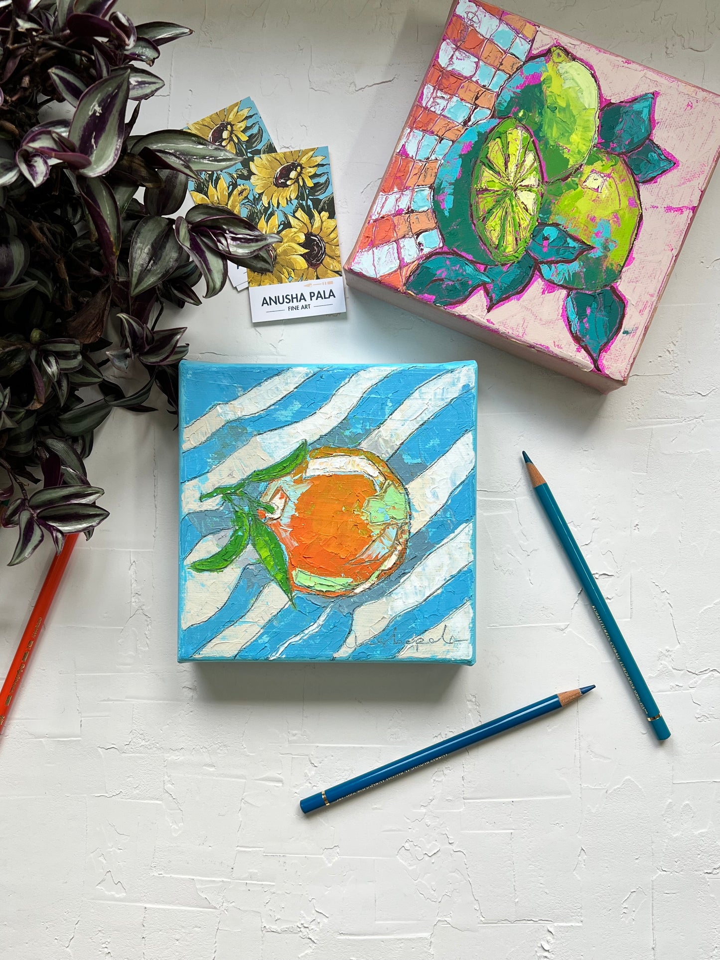 Orange 1 - 6"x6"