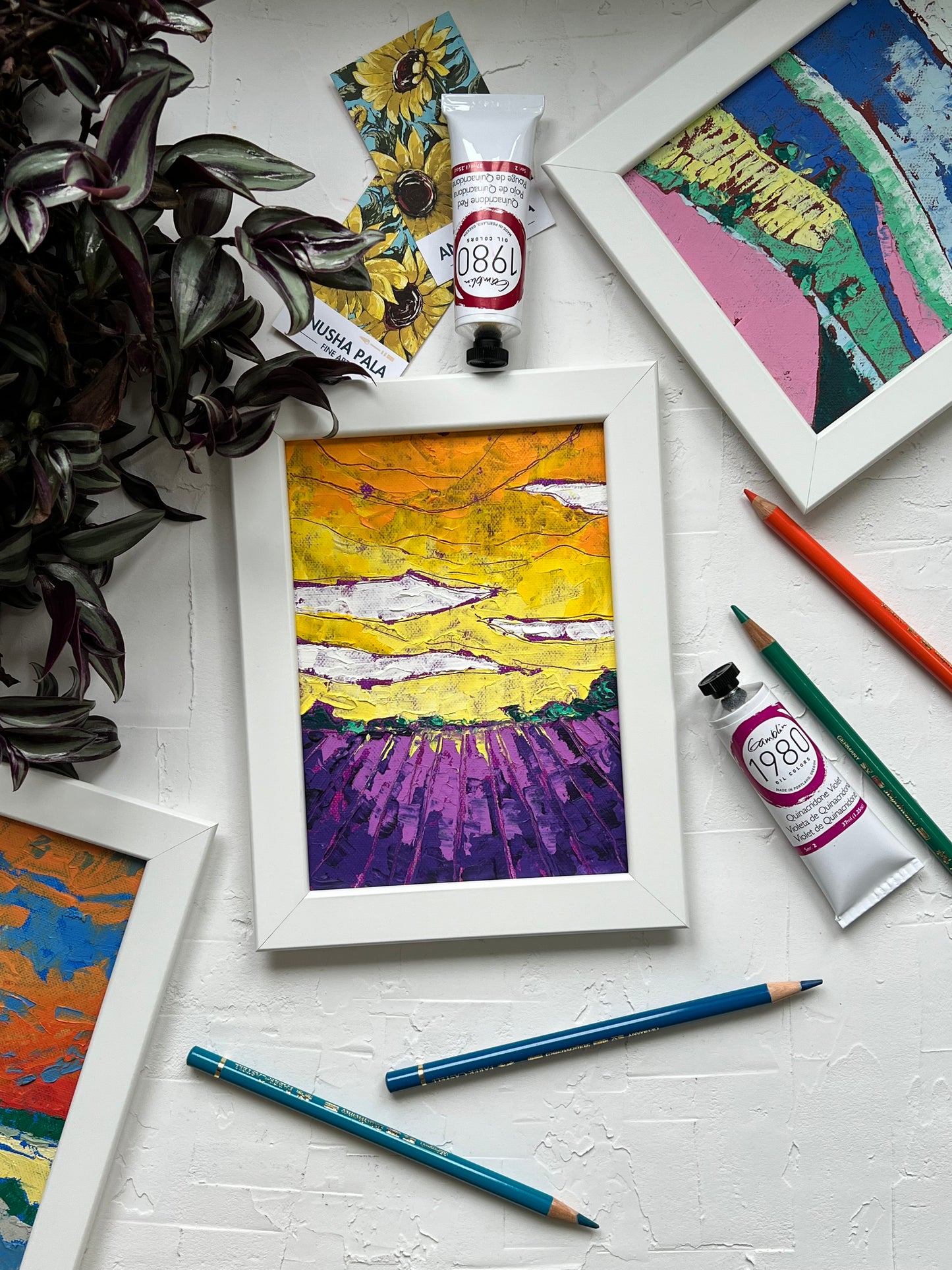 Lavender fields - 5"x7"