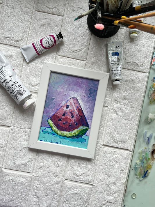 Water melon slice - 5"x7"