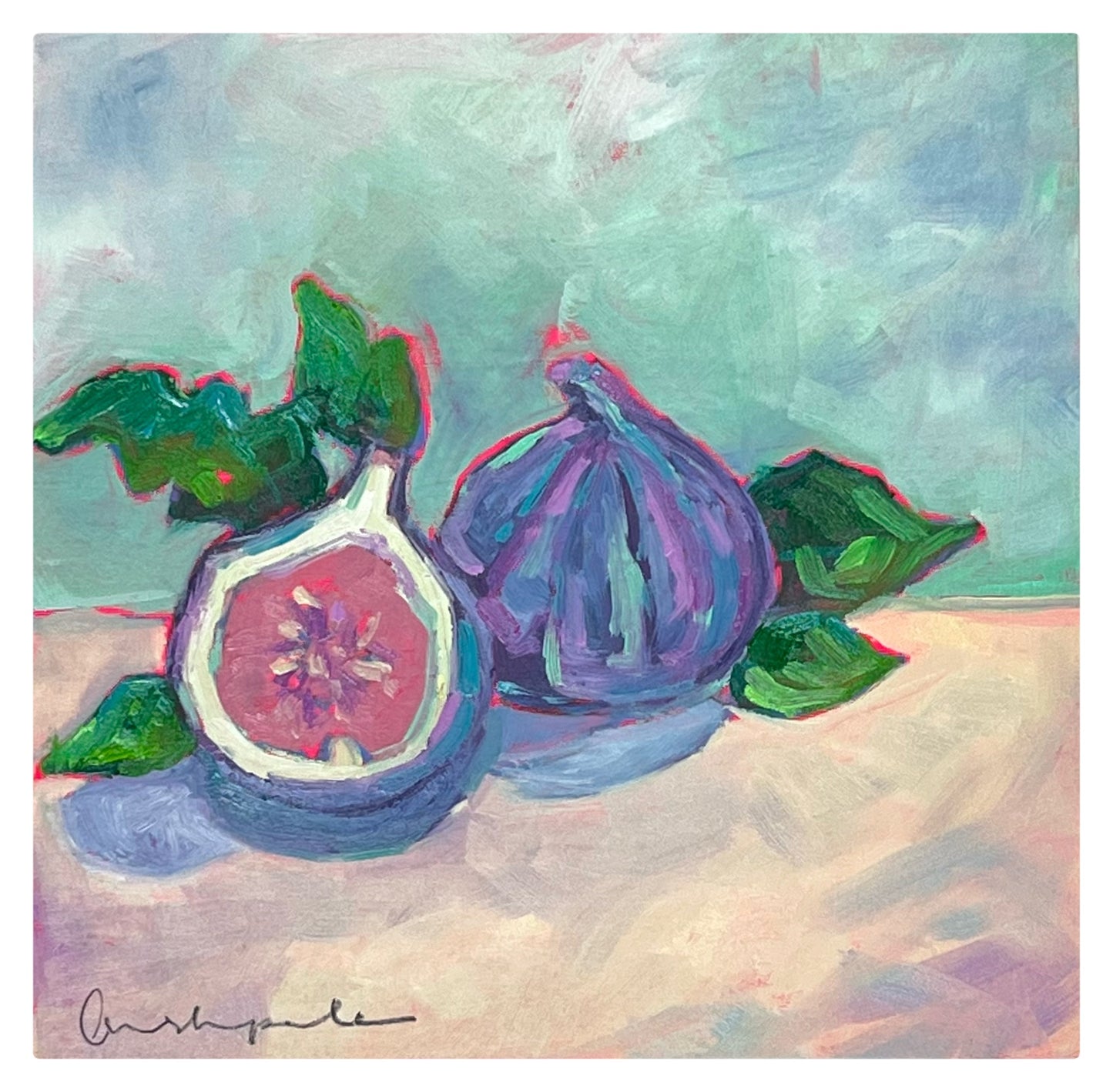 I don't give a fig - 8"x8"
