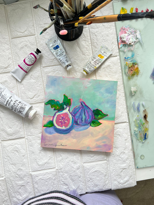 I don't give a fig - 8"x8"