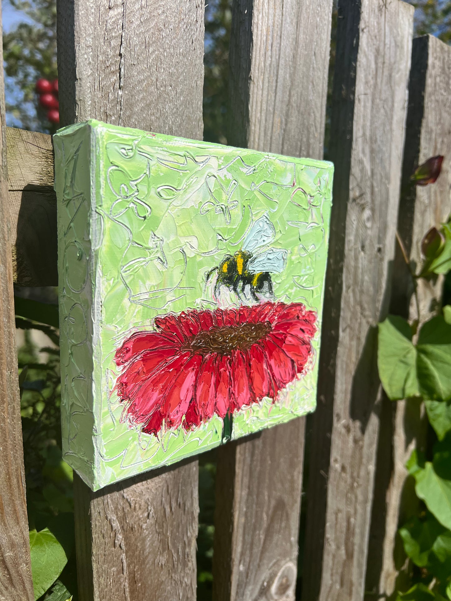 Busy Bee - 6"x6"