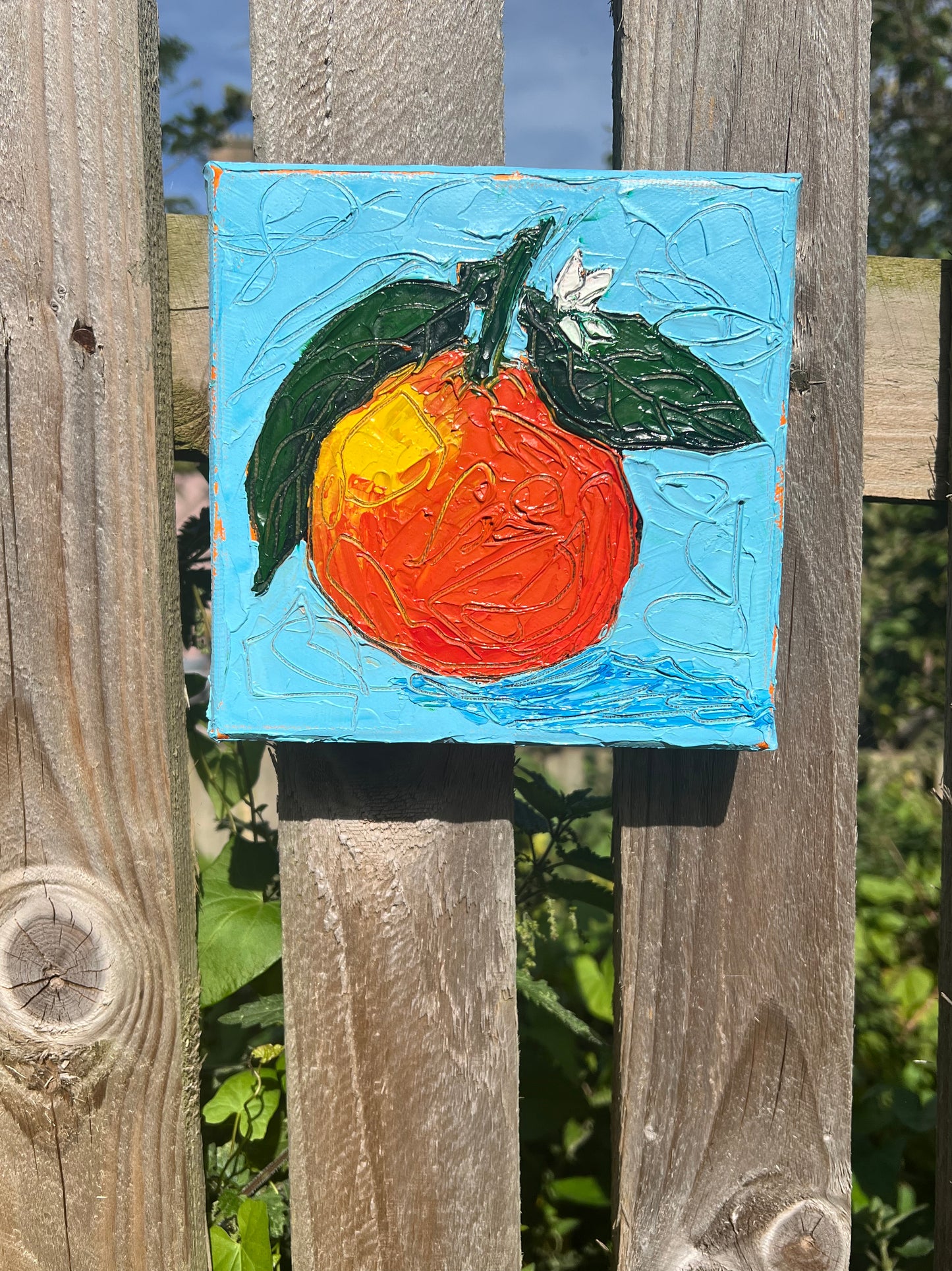 Orange-6"x6"