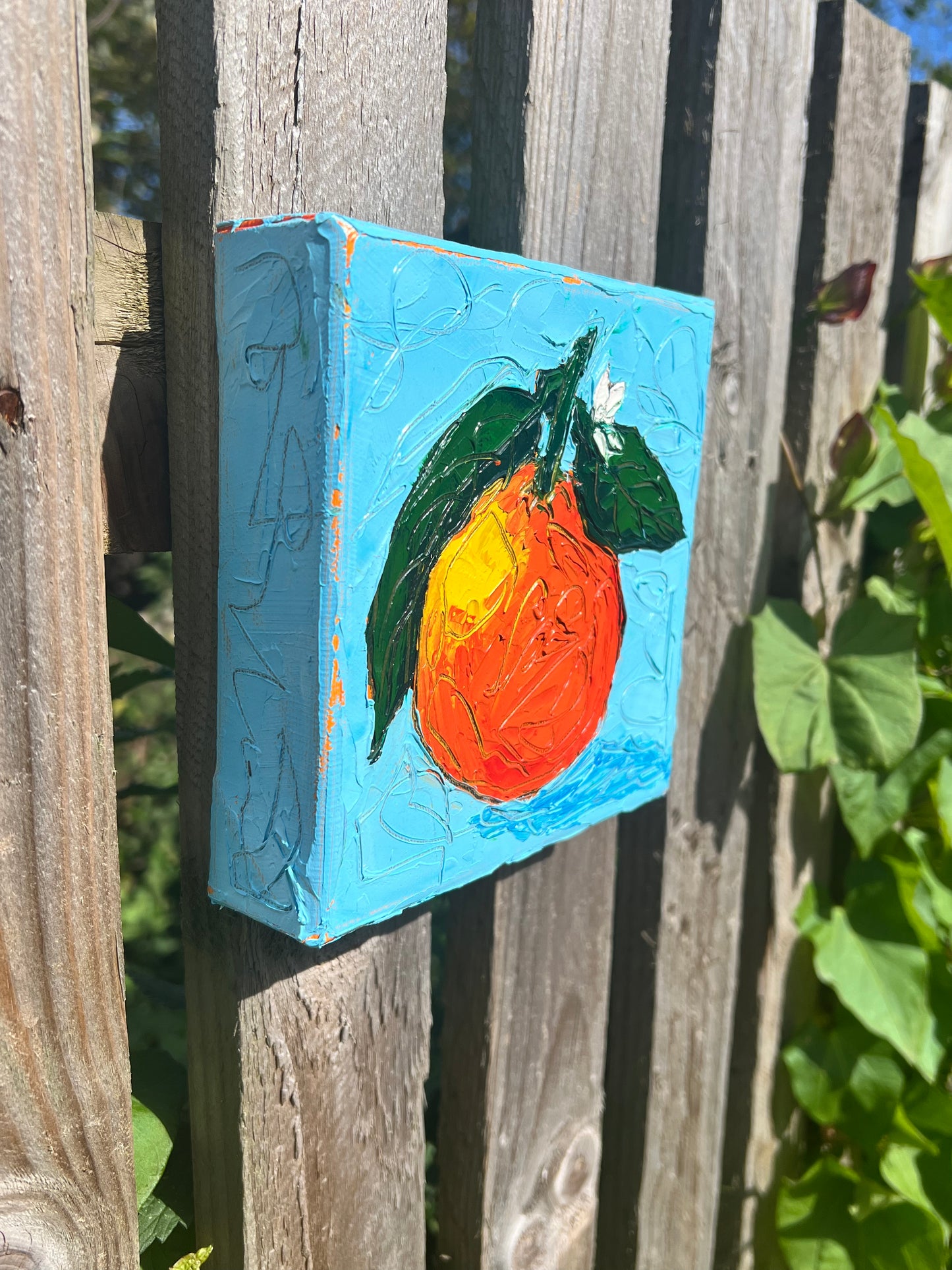 Orange-6"x6"