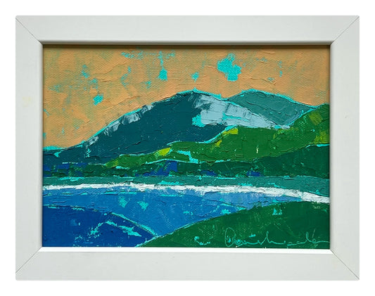 Lake with a view - 5"x7"