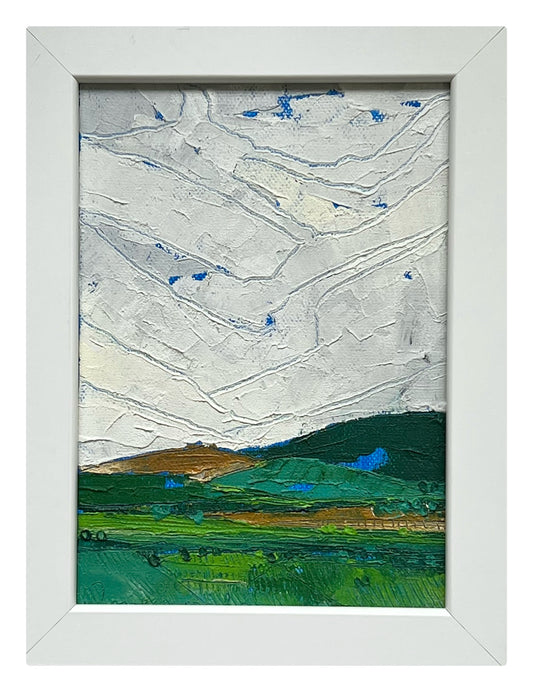 Scottish misty mountains - 5"x7"