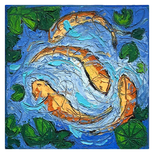 Koi pond - 6"x6"