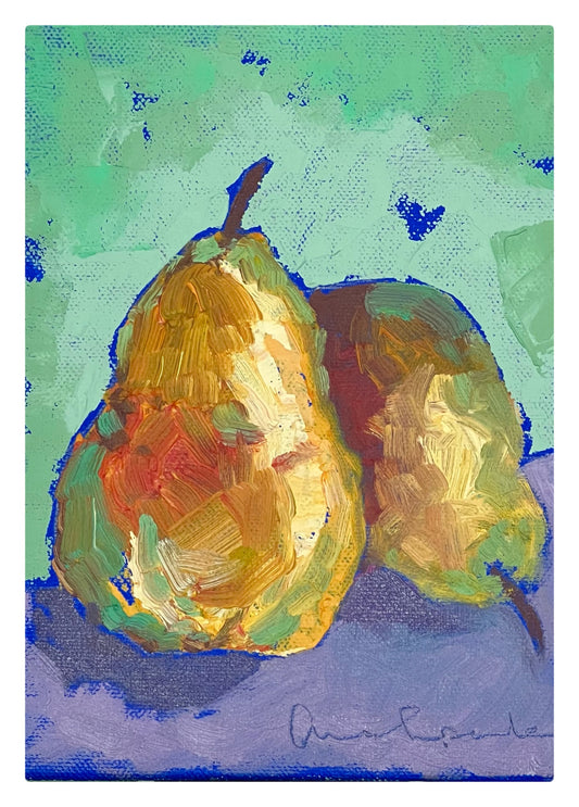 Pear-dise - 5"x7"
