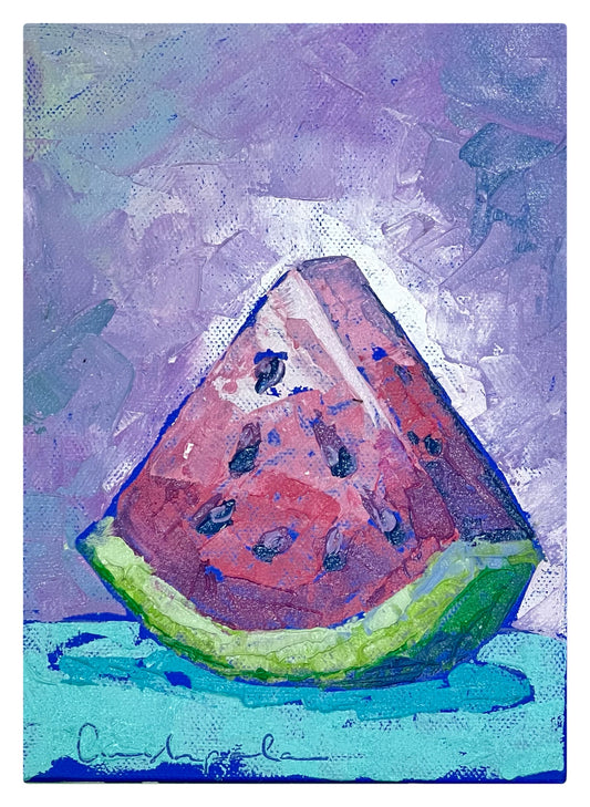 Water melon slice - 5"x7"