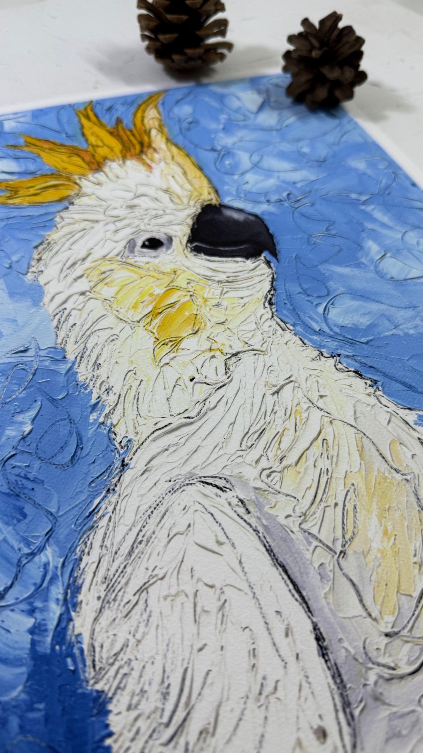 Crowned Cockatoo Fine Art Print