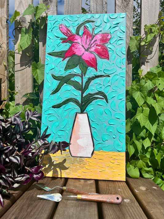 Candy floss Lilly - 24"x12"