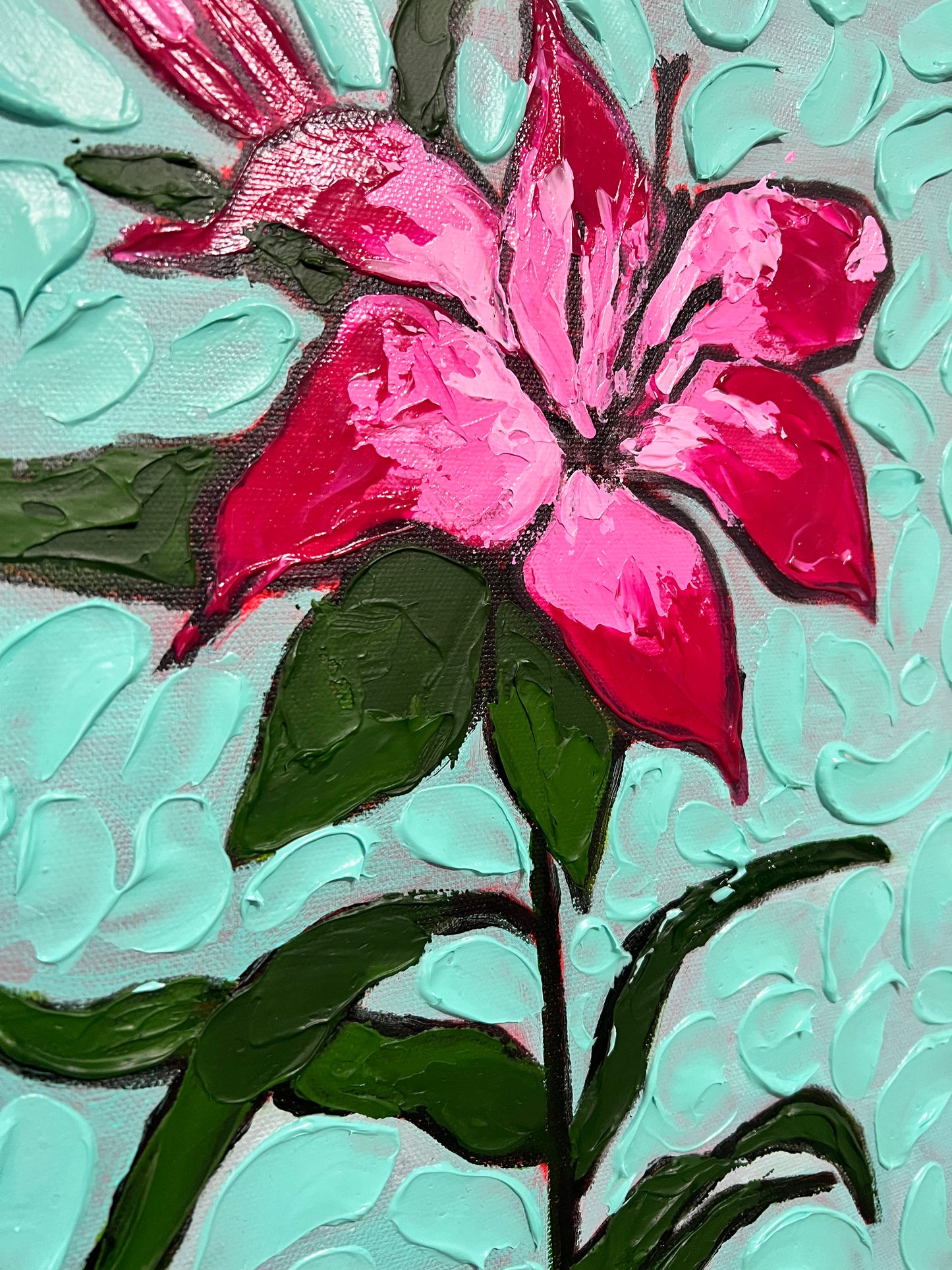 Candy floss Lilly - 24"x12"