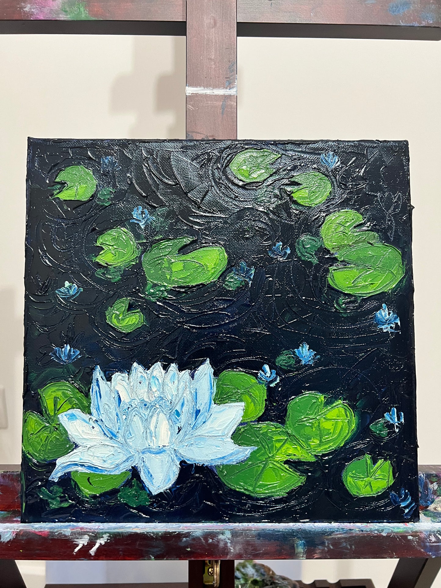 White Water Lilly - 10"x10"