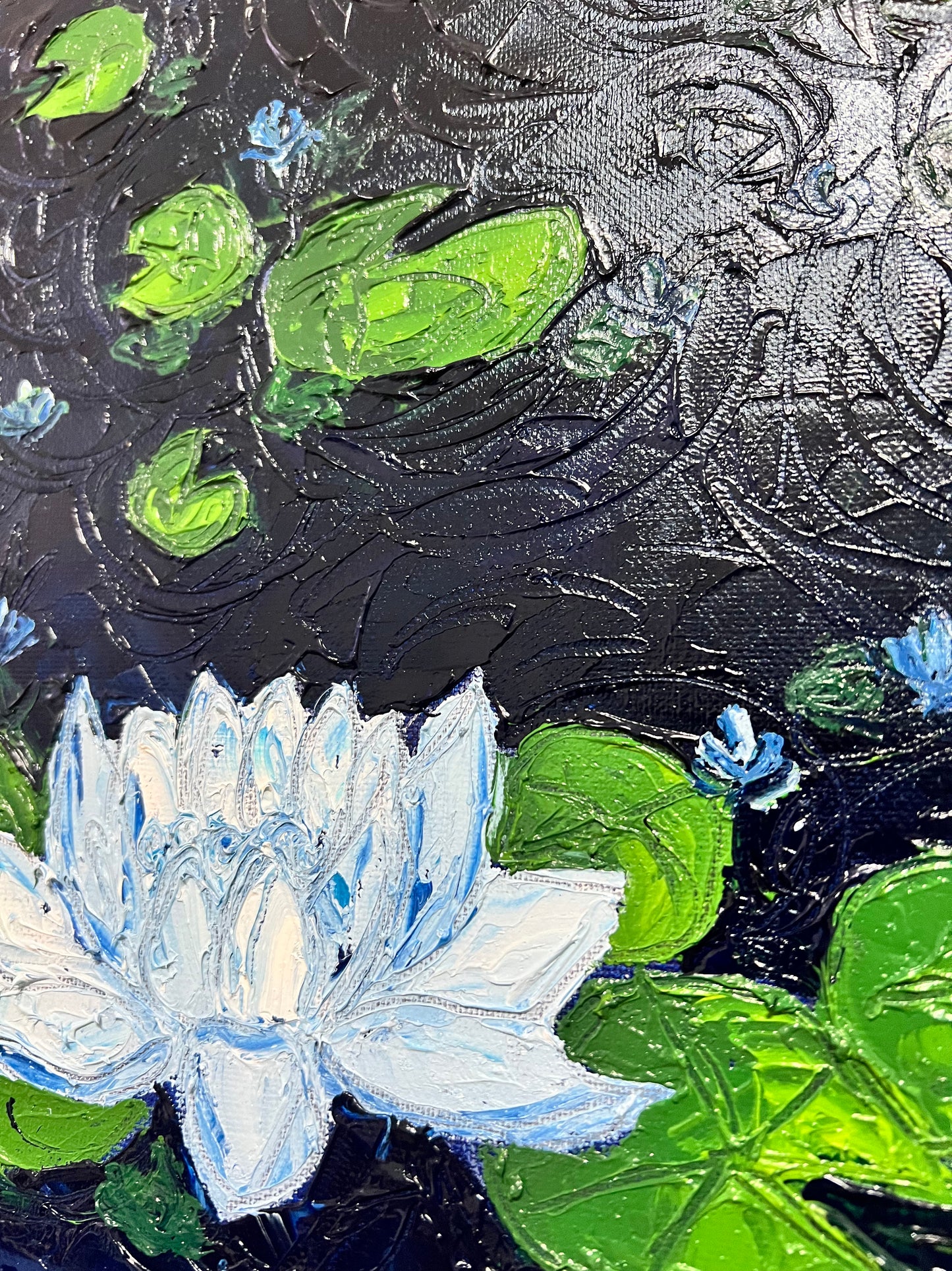 White Water Lilly - 10"x10"